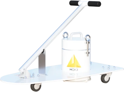 Mobile lead container